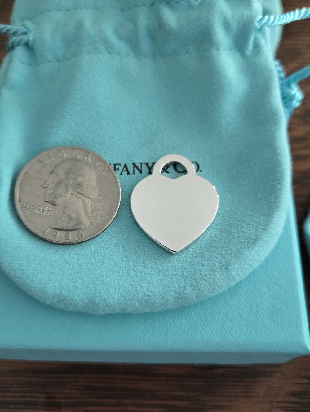 Tiffany & Co Engravable Heart Tag